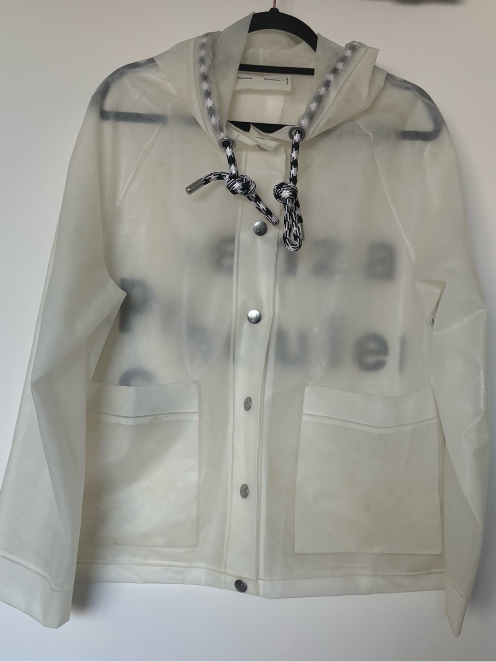 Proenza Schouler Translucent Hooded Raincoat